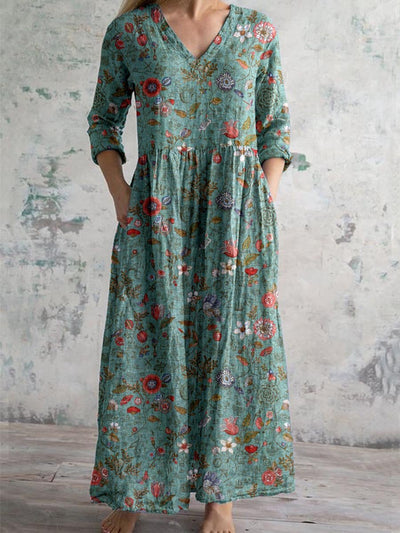 Bohemian Maxi-Jurk | Bloemenprint & Comfortabele Pasvorm