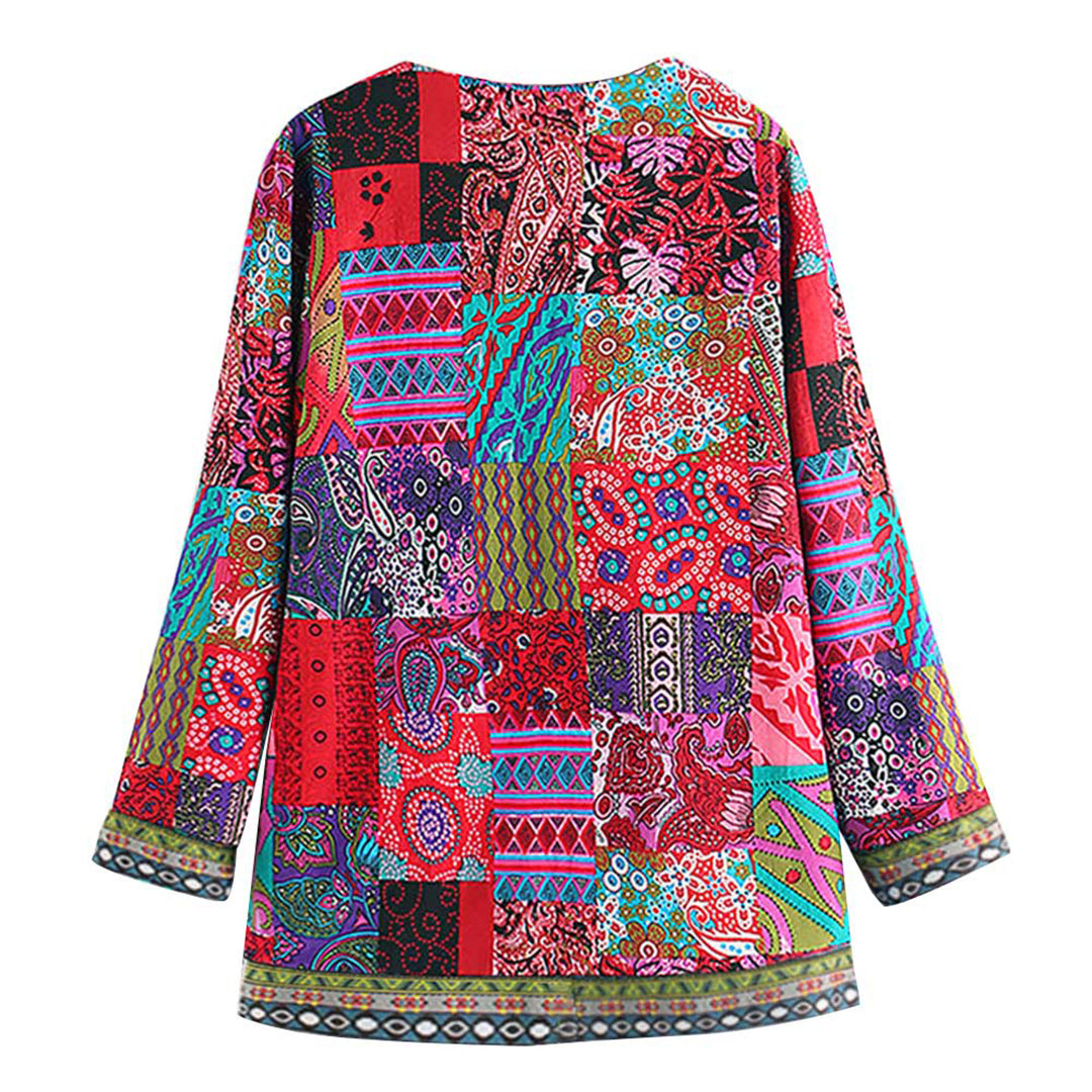 Bohemian Patchwork Blazer | Kleurrijk En Stijlvol