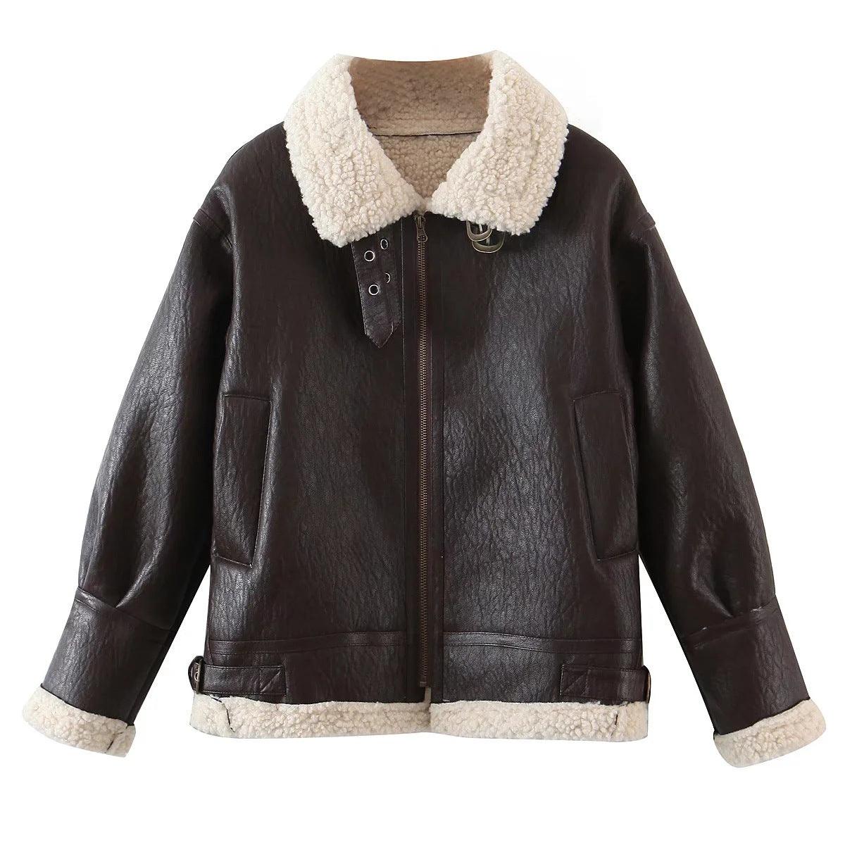 Bruine Aviator Jas | Warme Sherpa Voering