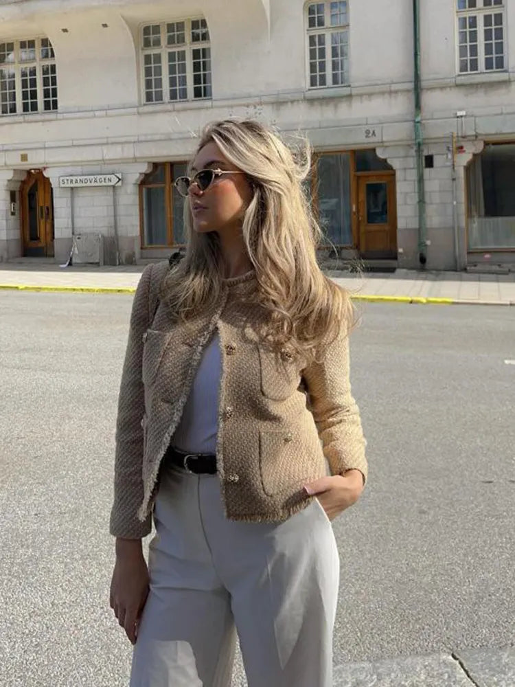 Chic Tweed Blazer | Elegant & Tijdloos