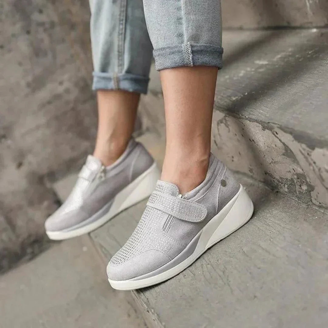 Comfortabele Dames Sneakers | Verstelbare Pasvorm