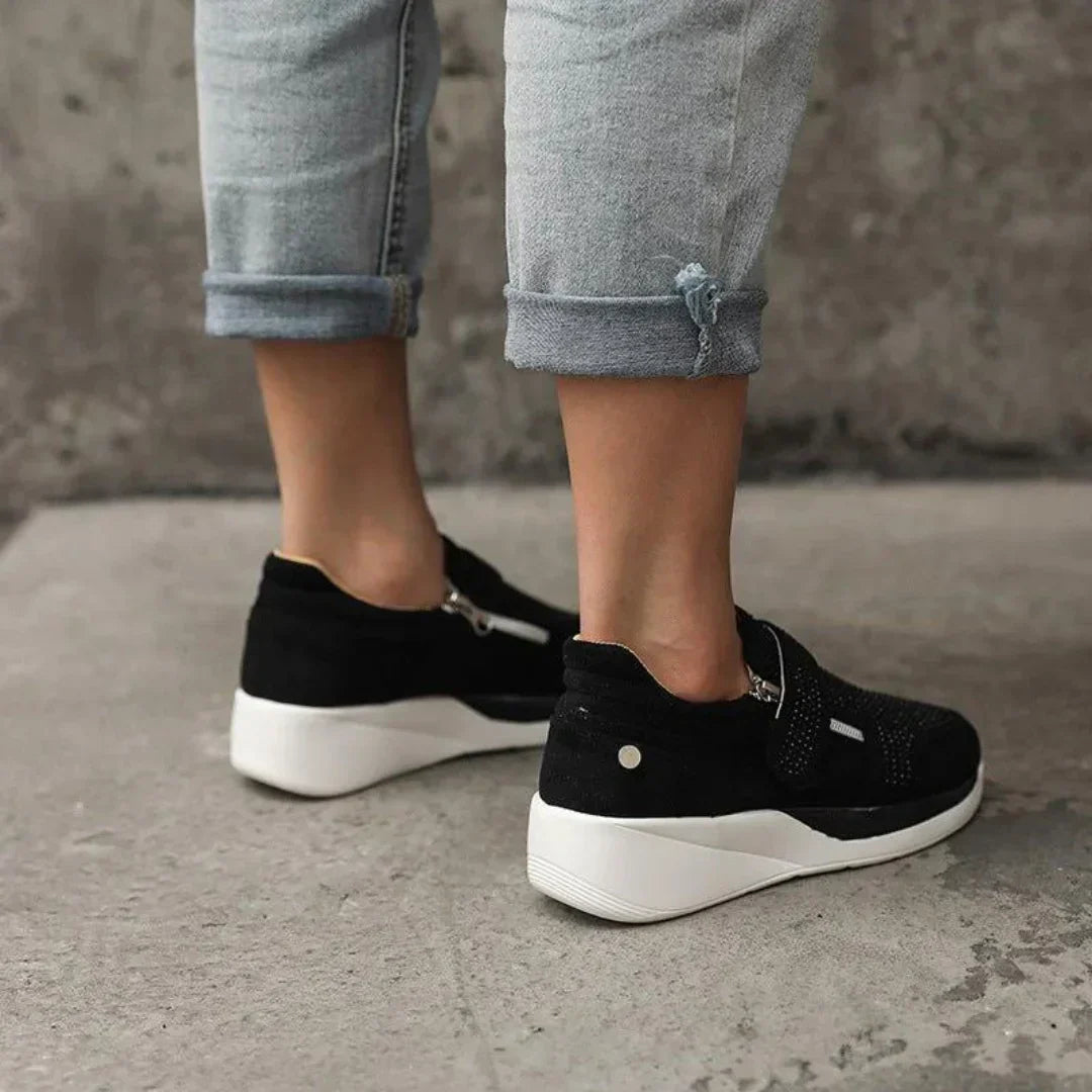 Comfortabele Dames Sneakers | Verstelbare Pasvorm