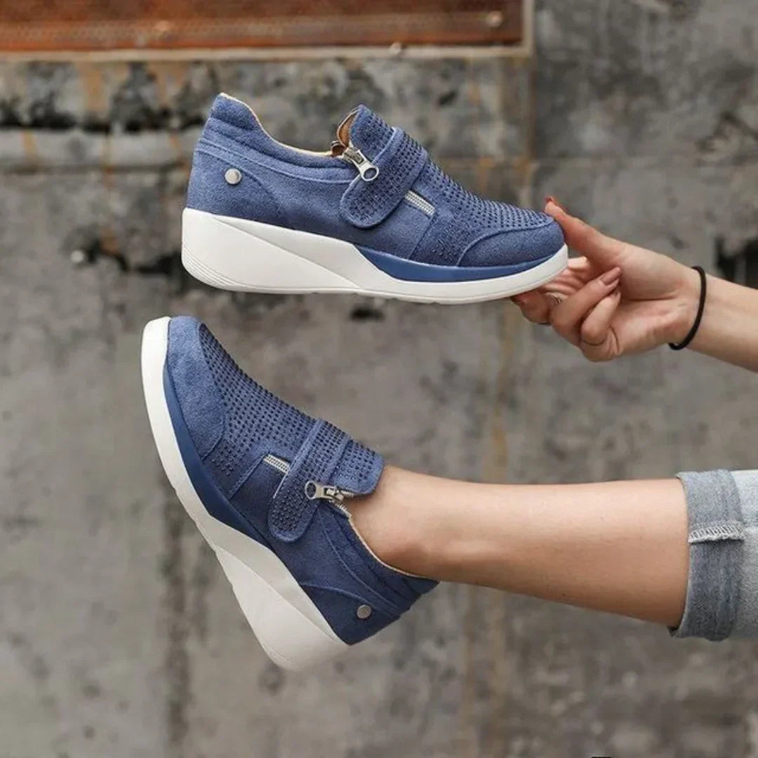 Comfortabele Dames Sneakers | Verstelbare Pasvorm