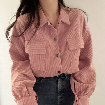 Corduroy Oversized Blouse | Modieus En Comfortabel