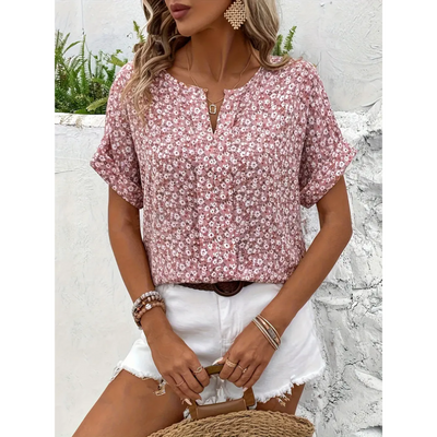 Dames Bloemenprint Blouse | Casual Zomershirt