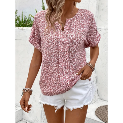 Dames Bloemenprint Blouse | Casual Zomershirt