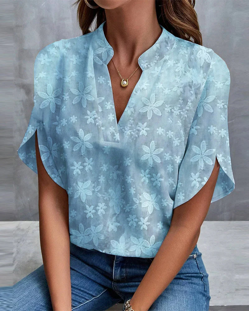 Dames Blouse Met Bloemenprint | Luchtig En Elegant