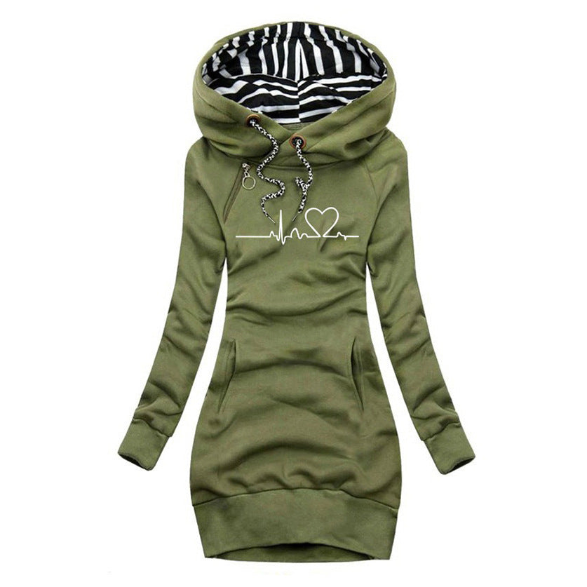 Dames Hoodie Jurk | Warm En Stijlvol Design