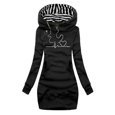 Dames Hoodie Jurk | Warm En Stijlvol Design