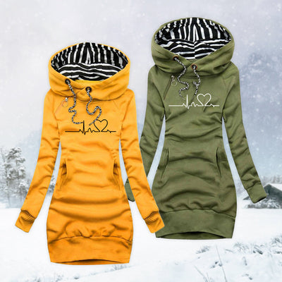 Dames Hoodie Jurk | Warm En Stijlvol Design