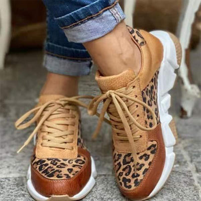 Dames Sneakers | Trendy Luipaardprint