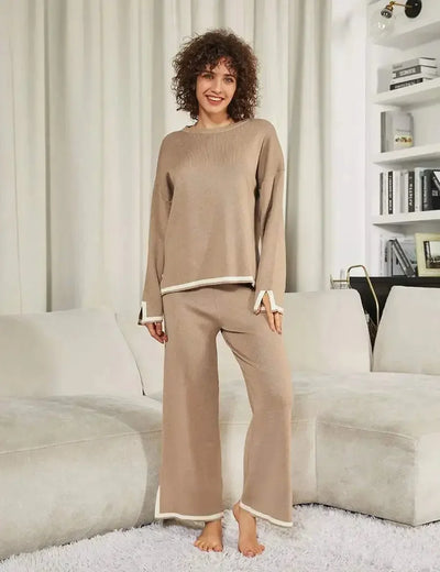 Dames Tweedelig Lounge Set | Comfortabele Trui & Broek