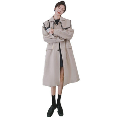 Elegante Dames Trenchcoat | Modieuze Lange Jas