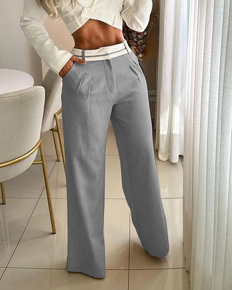 Elegante High-Waist Palazzo Broek | Comfort & Stijl