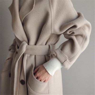 Elegante Lange Trenchcoat | Stijlvolle Winterjas