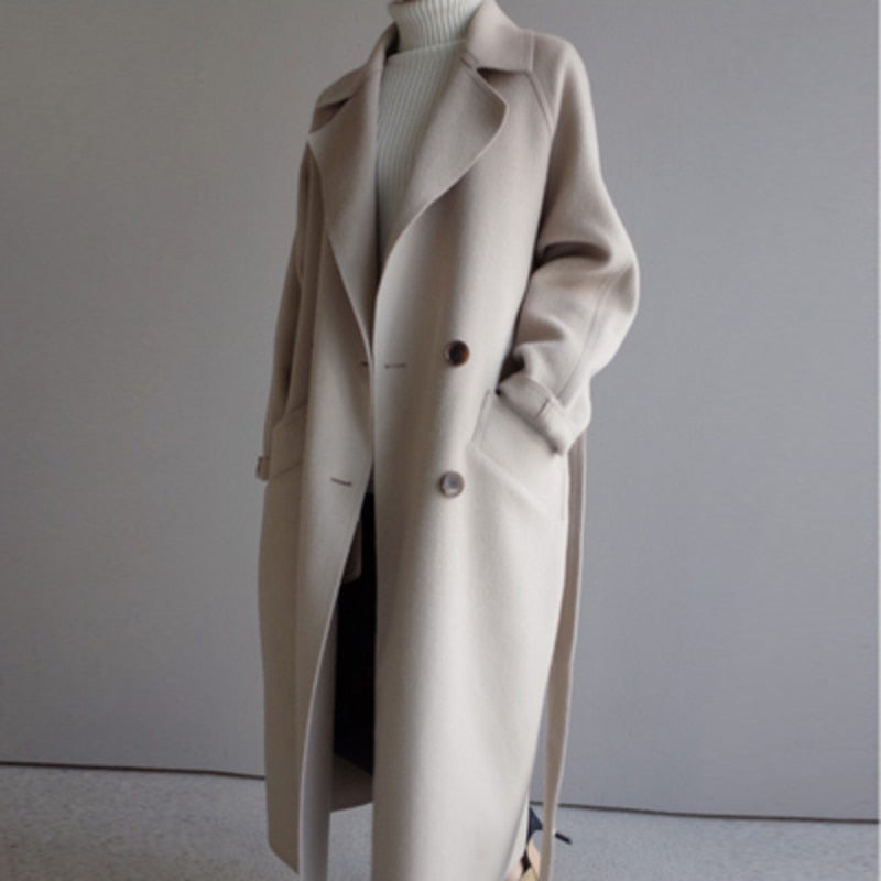 Elegante Lange Trenchcoat | Stijlvolle Winterjas