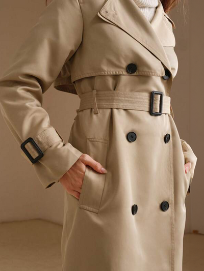 Elegante Lange Trenchcoat | Tijdloos & Chic