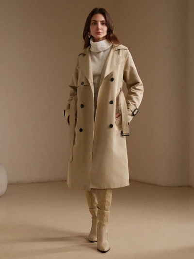 Elegante Lange Trenchcoat | Tijdloos & Chic