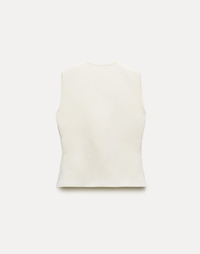 Elegante Mouwloze Gilet | Luxe Knopen