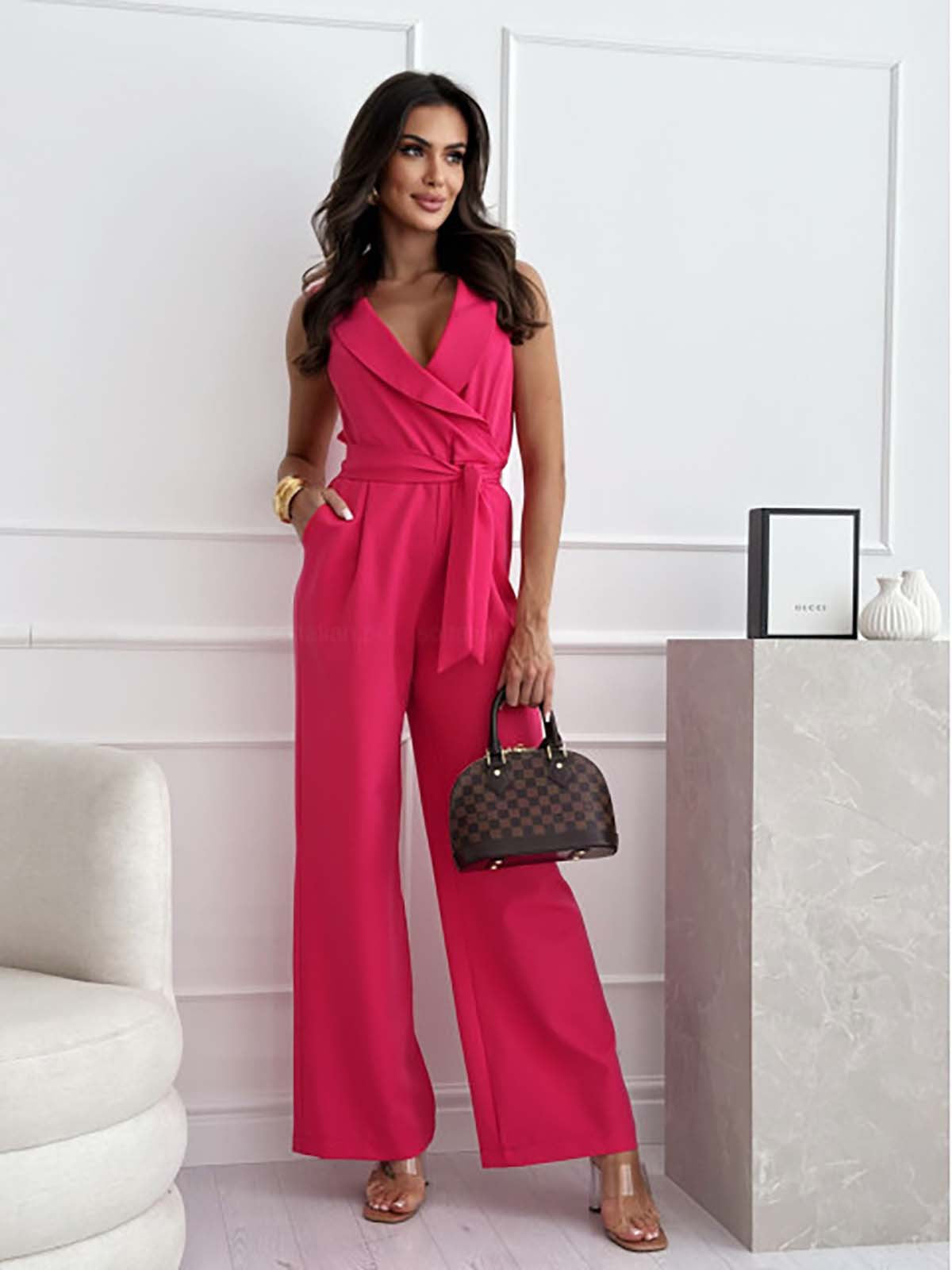 Elegante Mouwloze Jumpsuit | Flatterende Pasvorm