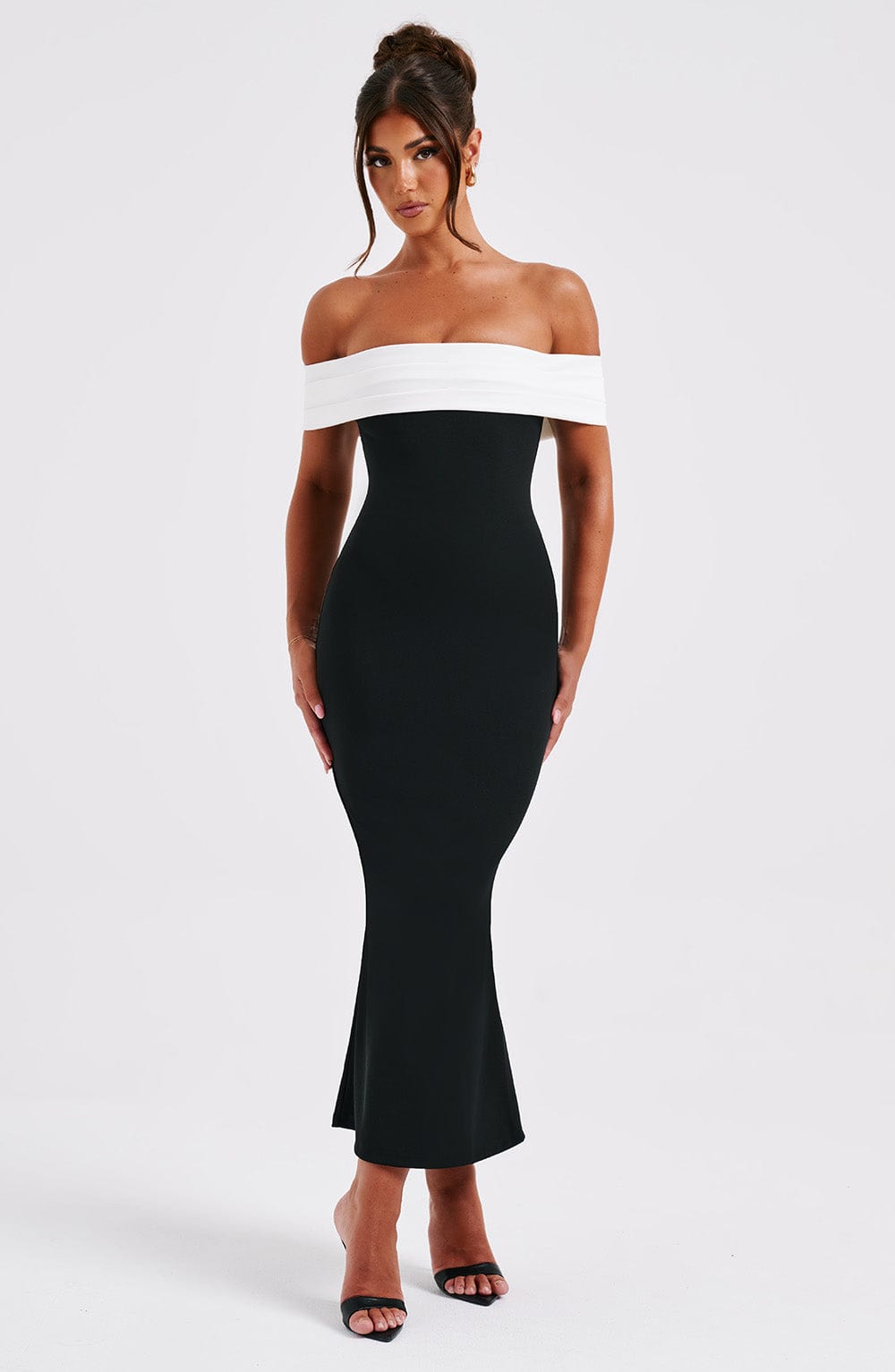 Elegante Off-Shoulder Maxi Jurk | Tijdloze Klasse