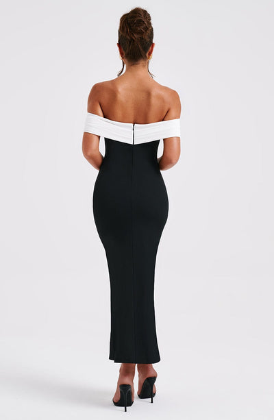 Elegante Off-Shoulder Maxi Jurk | Tijdloze Klasse