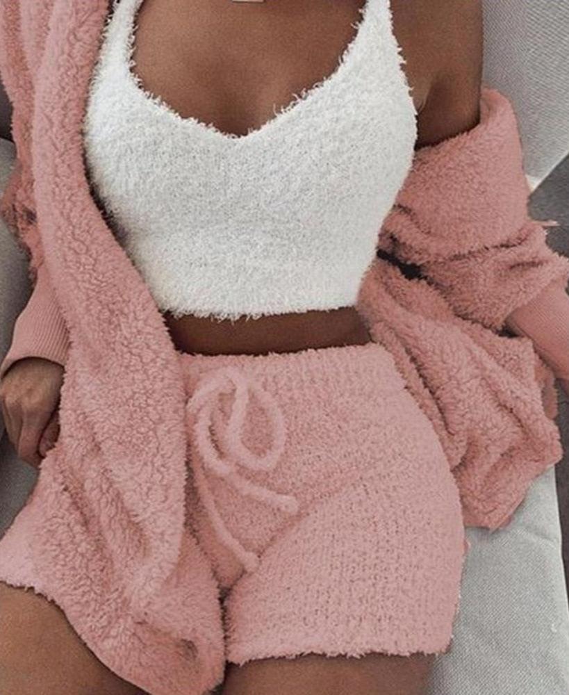 Fluffy Loungewear Set | Comfortabel En Stijlvol