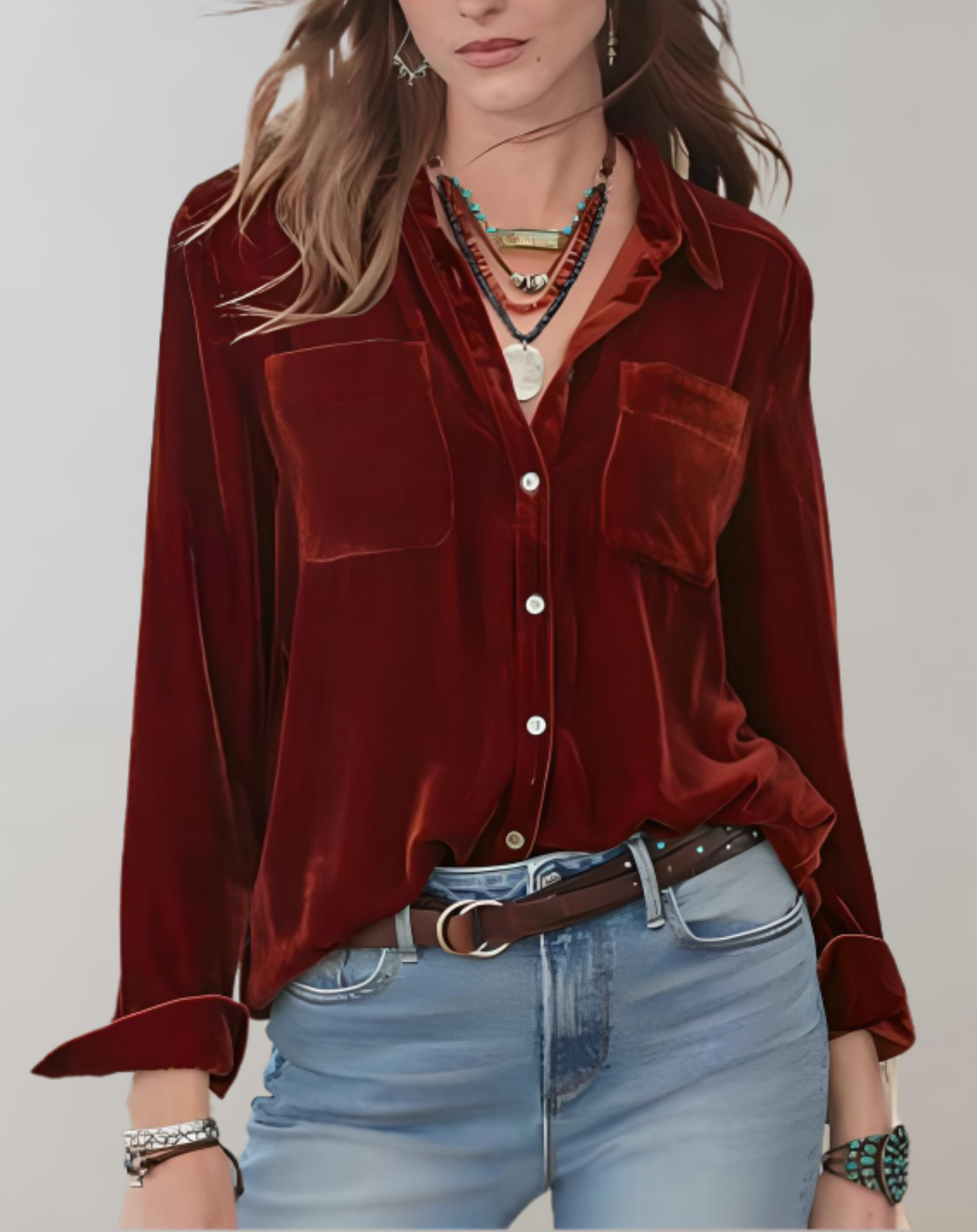 Fluwelen Blouse Dames | Luxe En Comfortabel