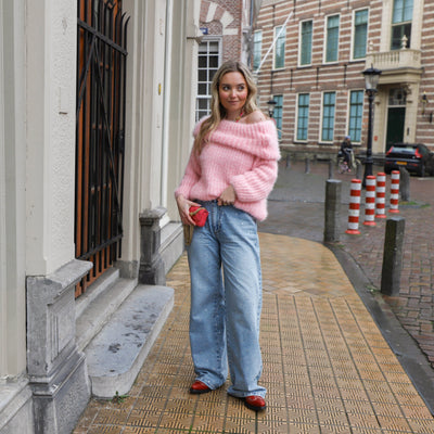 Gebreide Off-Shoulder Trui | Zachte En Warme Stijl