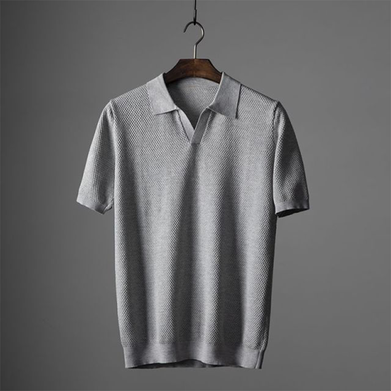 Gebreide Polo T-Shirt | Stijlvol & Ademend