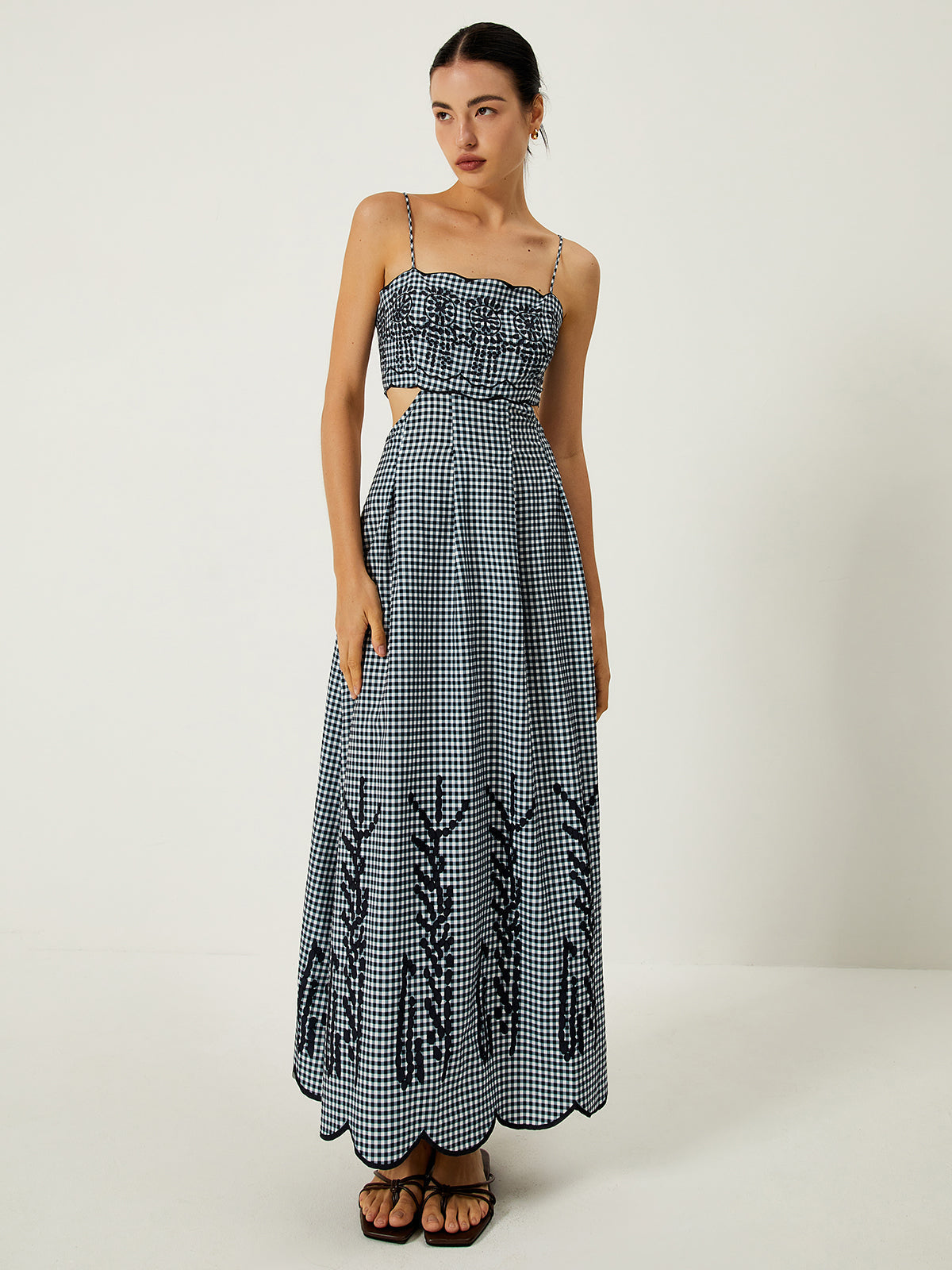 Geruite Maxi Jurk | Zomers En Elegant