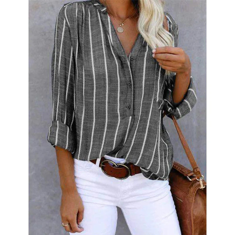 Gestreepte Blouse Dames | Casual En Modieus