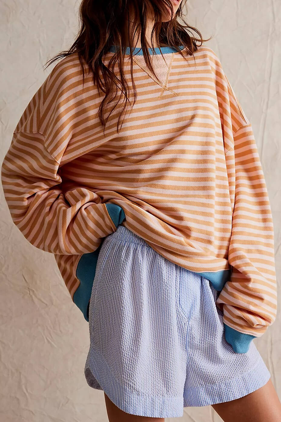 Gestreepte Oversized Sweater | Comfortabele Pasvorm