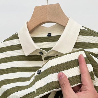 Gestreepte Polo Shirt | Klassiek & Ademend