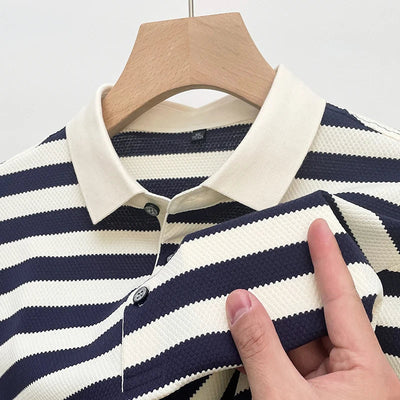 Gestreepte Polo Shirt | Klassiek & Ademend