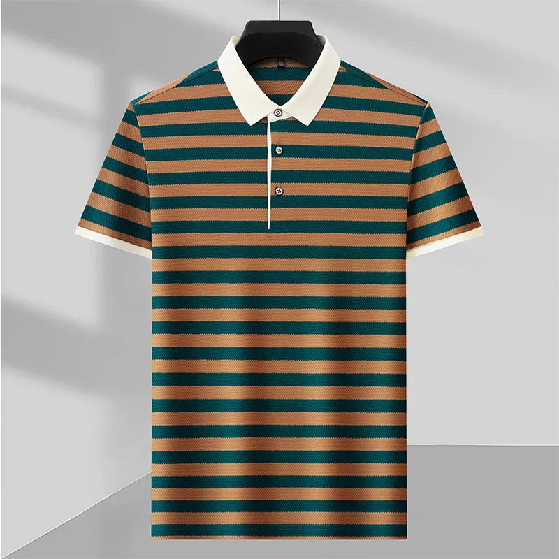 Gestreepte Polo Shirt | Klassiek & Ademend