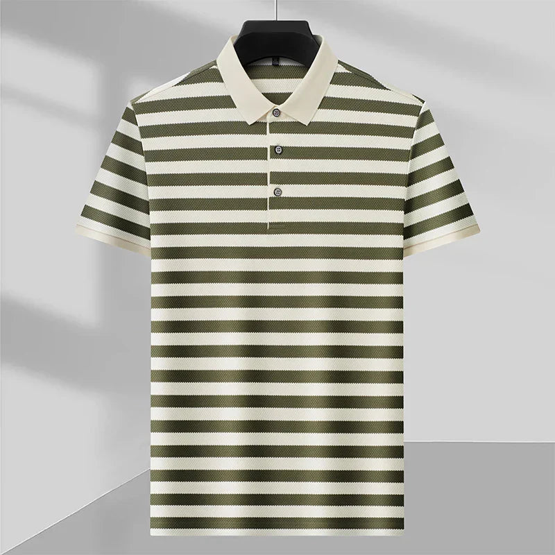 Gestreepte Polo Shirt | Klassiek & Ademend