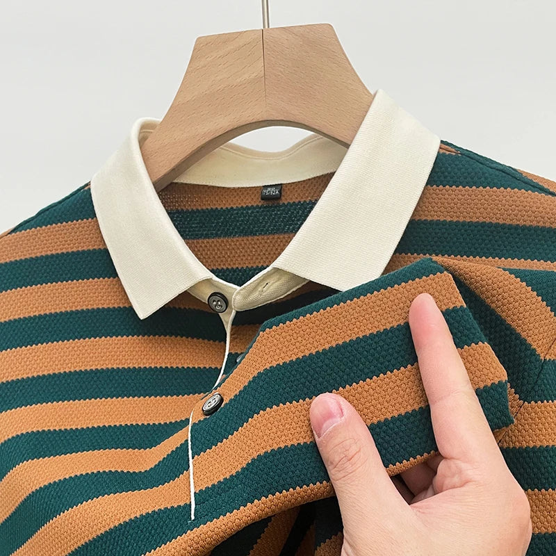 Gestreepte Polo Shirt | Klassiek & Ademend