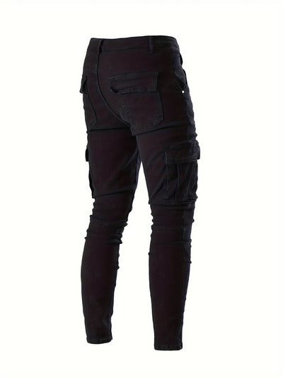 Heren Cargo Jeans | Slim Fit Stretch