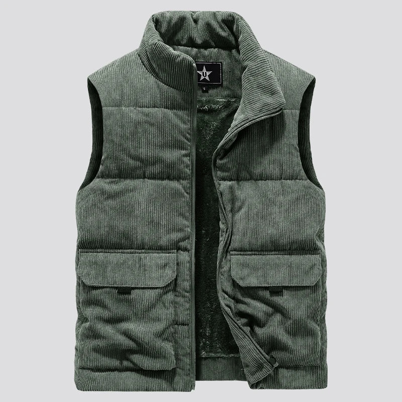 Heren Corduroy Bodywarmer | Warm En Stijlvol