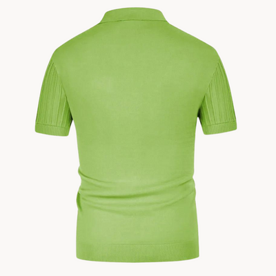 Heren Gebreide Polo Shirt | Stijlvol En Comfortabel