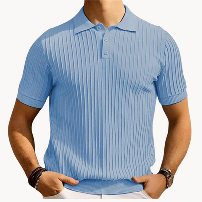 Heren Gebreide Polo Shirt | Stijlvol En Comfortabel