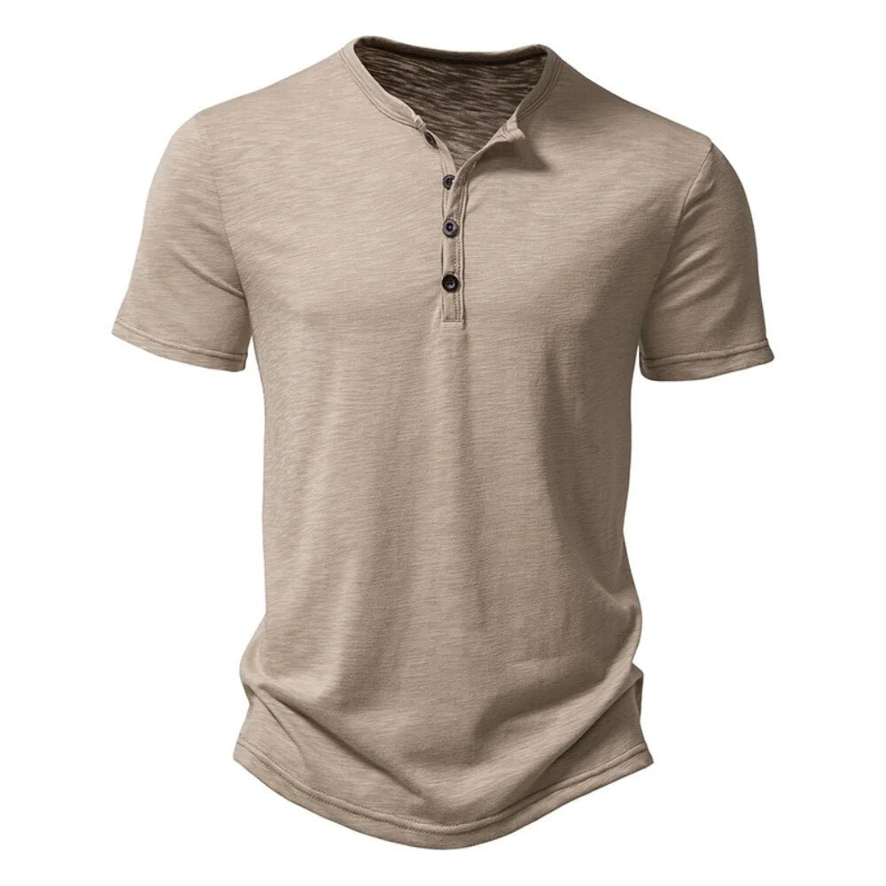 Heren Henley T-Shirt | Stijlvol & Comfortabel