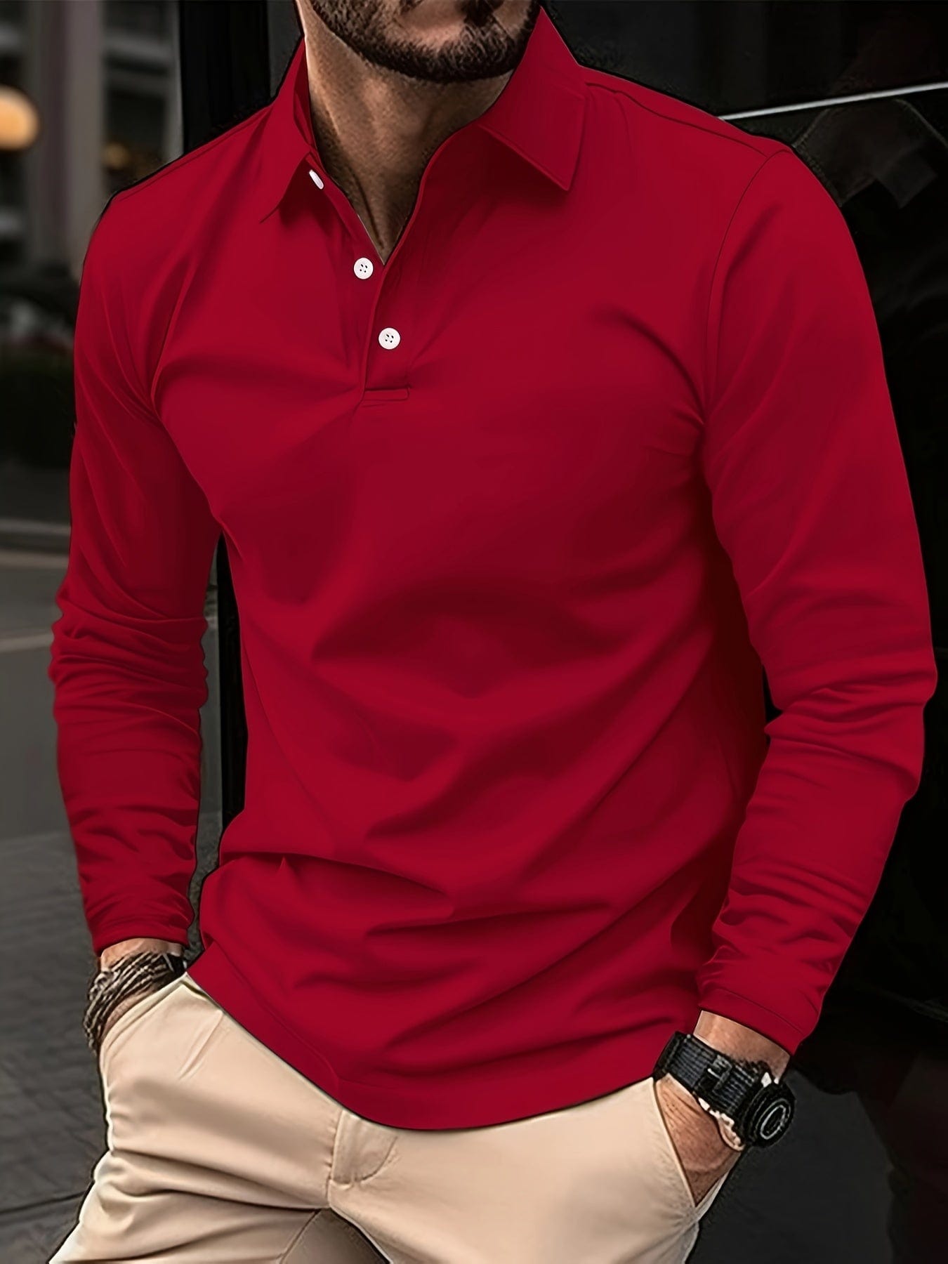 Heren Polo Longsleeve | Stijlvol & Comfortabel