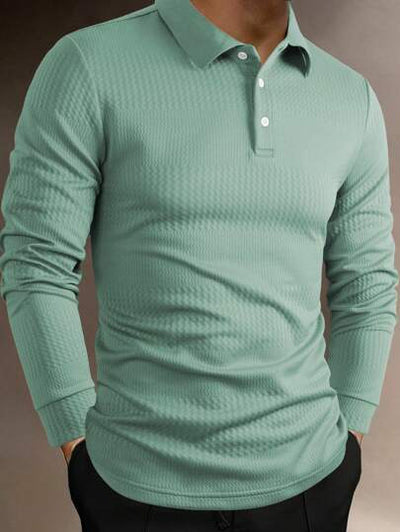 Heren Poloshirt Met Lange Mouwen | Stijlvol En Comfortabel