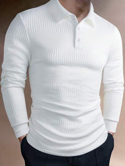 Heren Poloshirt Met Lange Mouwen | Stijlvol En Comfortabel