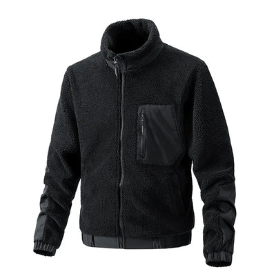 Heren Sherpa Jas | Warme Outdoor Fleece