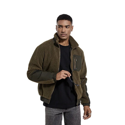 Heren Sherpa Jas | Warme Outdoor Fleece