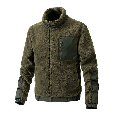 Heren Sherpa Jas | Warme Outdoor Fleece