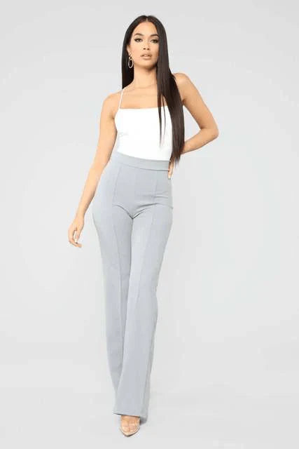 Hoge Taille Flared Broek | Elegant & Comfortabel